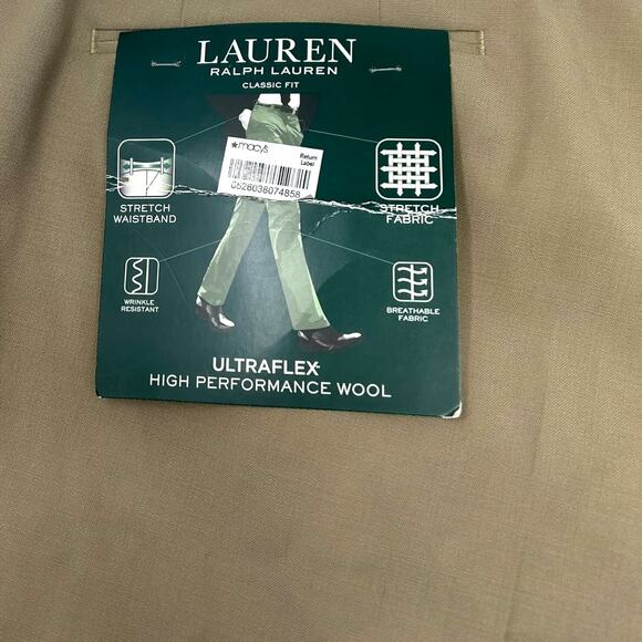 Ralph Lauren Norton Classic Fit Ultraflex High Performance Wool Dress Pant 40 - Picture 4 of 6